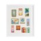 Stupell Industries World Matchbox Collection Framed Print Under Glass, design by Lanie Loreth